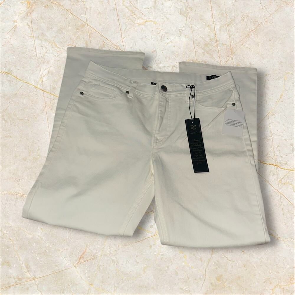 DG2 by Diane Gilman The Shaper White Bootcut Pants Size 14P